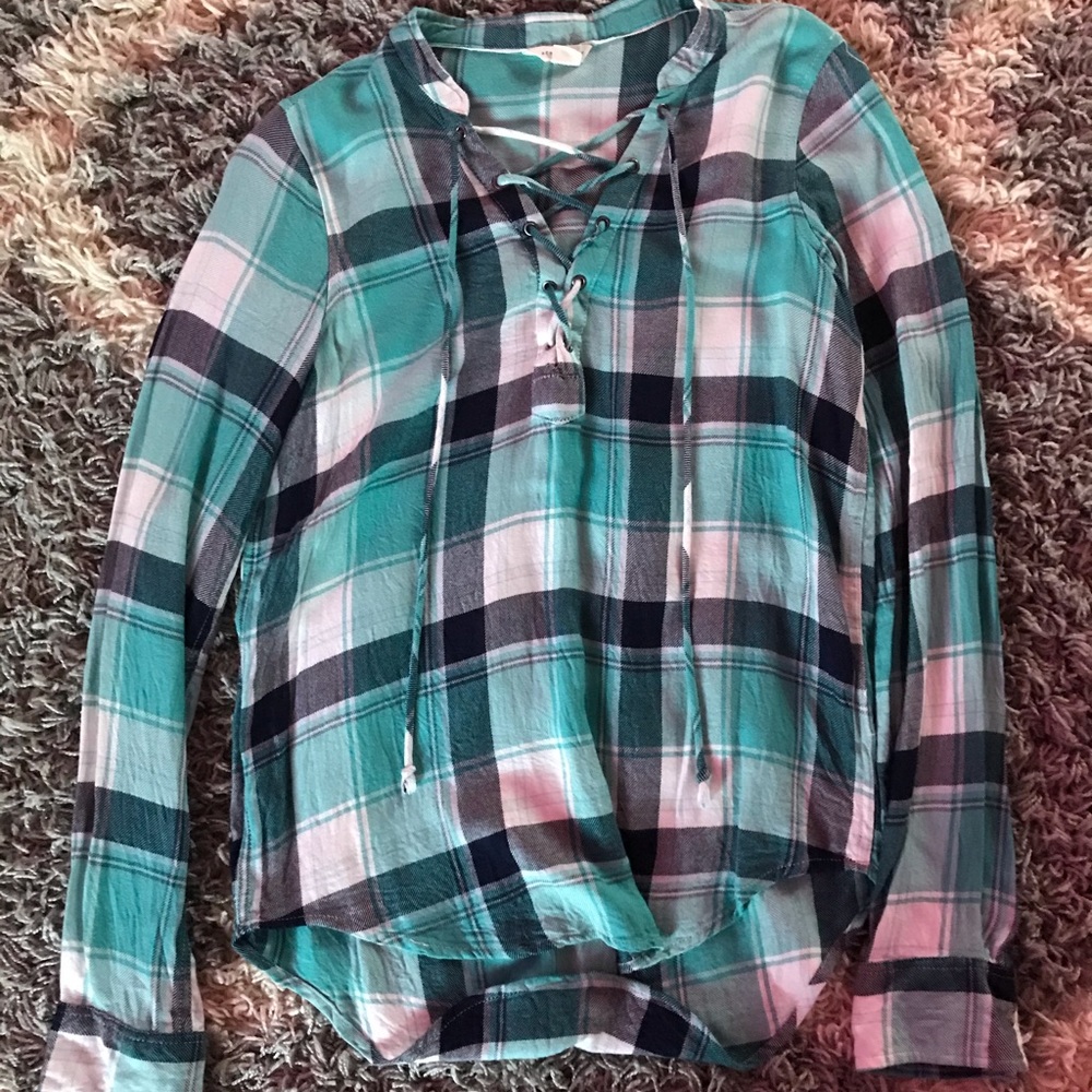 Aeropostale Blue Flannel
